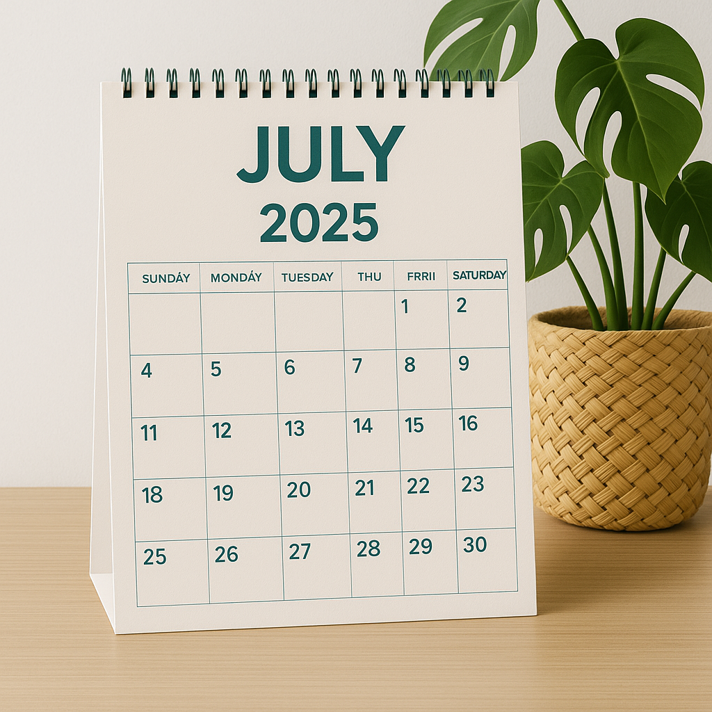 Desk Calendar 2025-2026, 18 - Month Planner January 2025 to June 2026, Desk Calendar with Corner Protectors, Thick Paper, Tear-Off Pages & Notes Section, Ideal for Home, Office or School