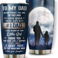 Dad Gifts From Daughter - To My Dad From Daughter 20oz Stainless Steel Tumbler, Best Dad Ever Travel Coffee Cup, Novelty Presents For Daddy, Thank You Gifts For Dad On Birthday, Fathers Day, Holiday