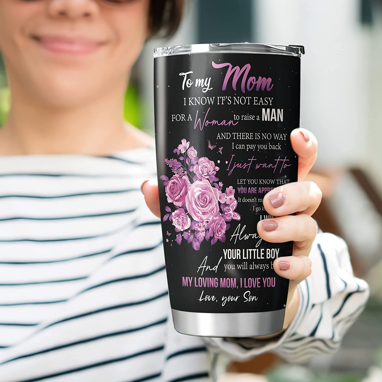 Gifts For Mom From Daughter, Son - 20 OZ Tumbler Christmas Gifts Mom Gifts  For Mom, Mother-in-Law, Wife, Women - Best Mom Ever Insulated Cup Funny  Birthday Presents Boxed Gift From Kids
