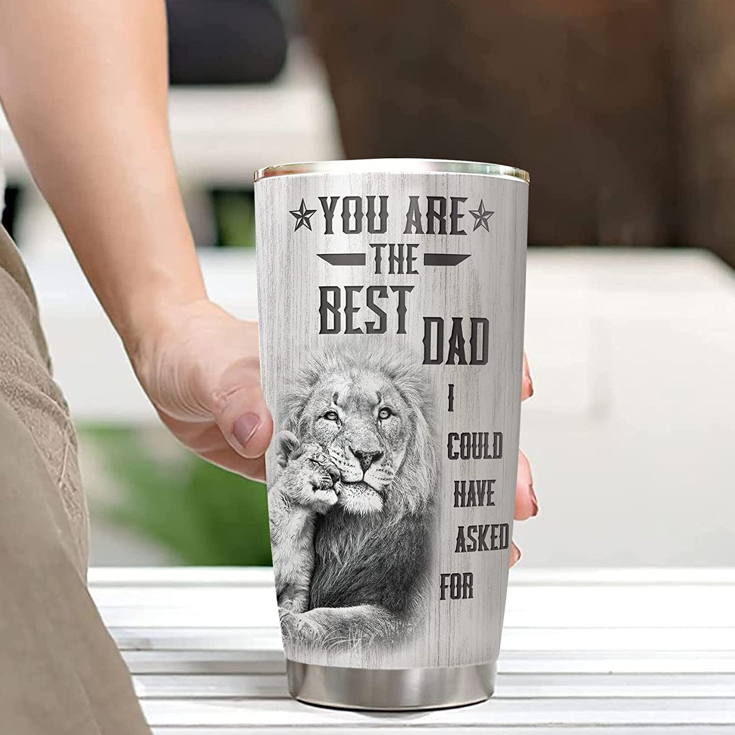 Cool Dad Gifts From Son - To My Dad 20 Oz Stainless Steel Coffee Tumbler, Dad Tumbler From Son On Christmas, Thanksgiving, Father Day Gifts From Son, Best Dad Ever Mug, Funny Fathers Birthday Gifts
